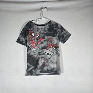 Marvel Boys Youth Grey, White, RedSpider-Man Graphic T-Shirt Small 6/7